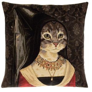 Portrait of Cat with cone hat - inspired by Petrus Christus