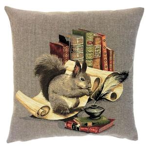squirrel with books