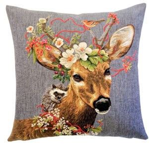 stag & hedgehog grey