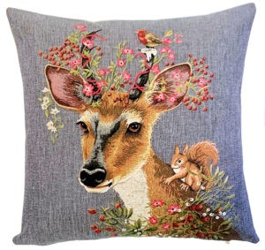 deer & squirrel grey